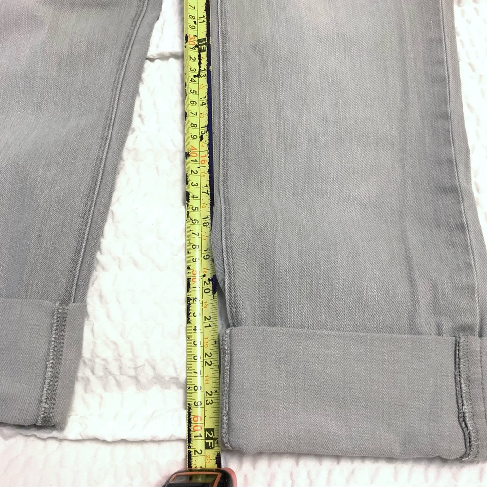 EDDIE BAUER Grey Cuffed Cropped Jeans - Picture 13 of 14